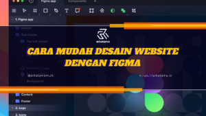 cara mudah desain website dengan Figma