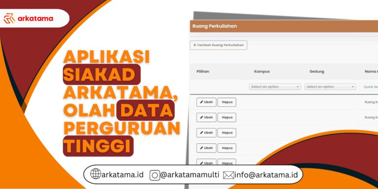 Aplikasi SIAKAD Arkatama, Olah Data Perguruan Tinggi