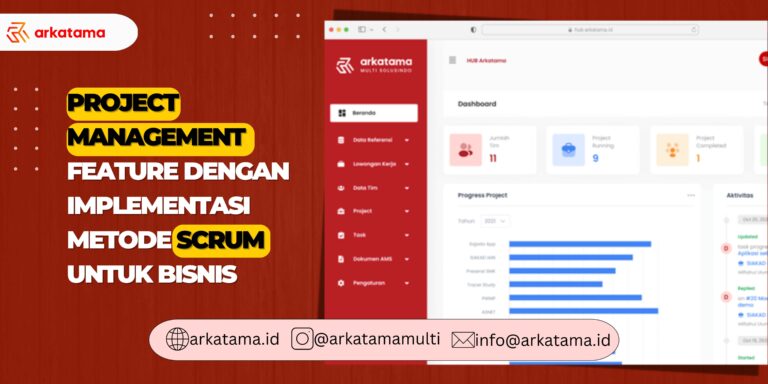 Project Management Feature dengan Implementasi Metode Scrum untuk Bisnis