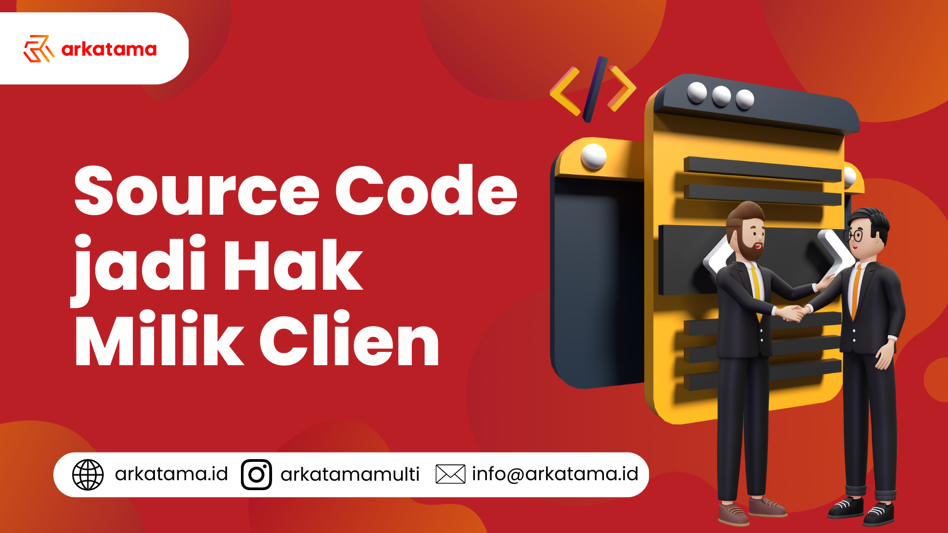 Source Code jadi Hak Milik Clien