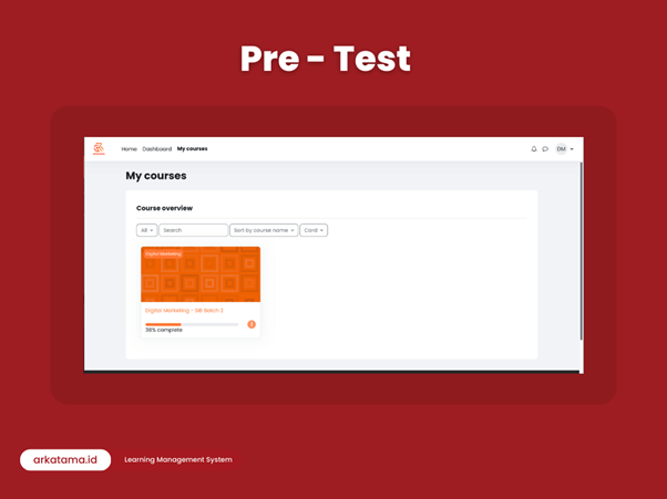 fitur pre-test pada learning management system (lms)