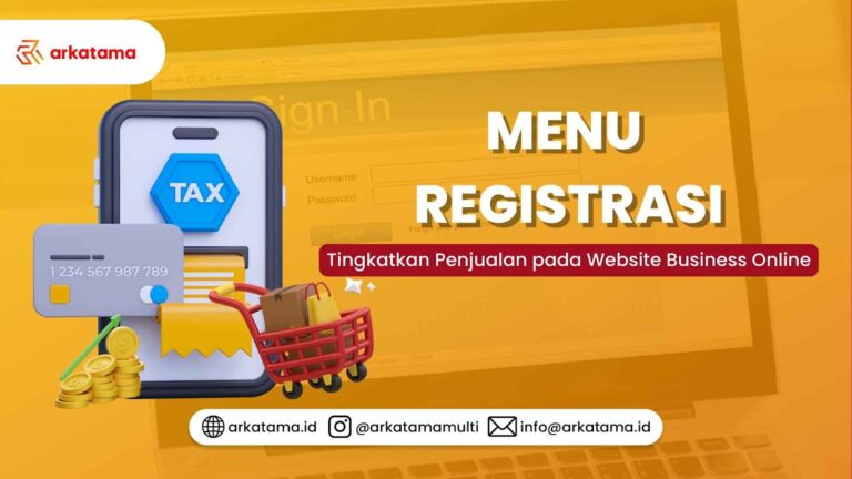 menu registrasi