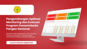 Jasa Konsultan IT - Aplikasi Monitoring dan Evaluasi Program Swasembada Pangan Nasional