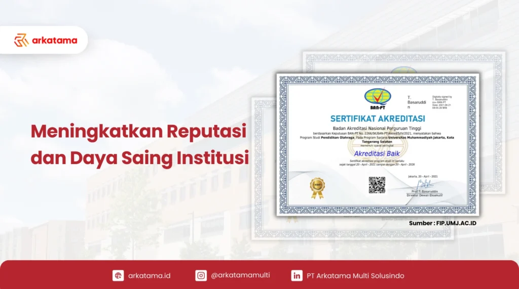 Meningkatkan Akreditasi dan Reputasi