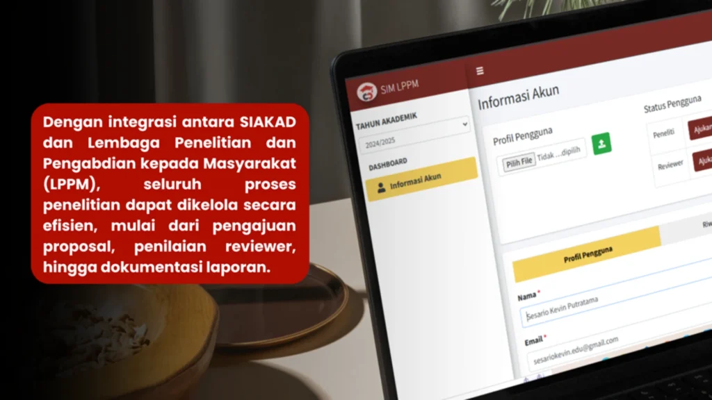 Langkah strategis implementasi Sistem Informasi Akademik (SIAKAD) yang terintegrasi dengan Lembaga Penelitian dan Pengabdian kepada Masyarakat (LPPMM)